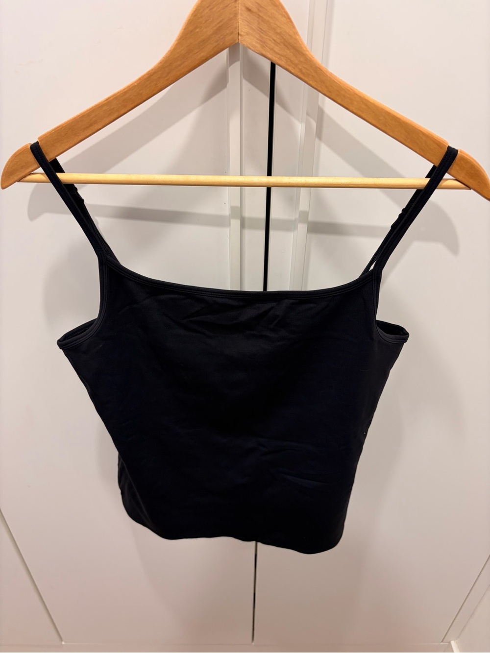 Aritzia Contour Black Spaghetti Strap Tank Top - Women